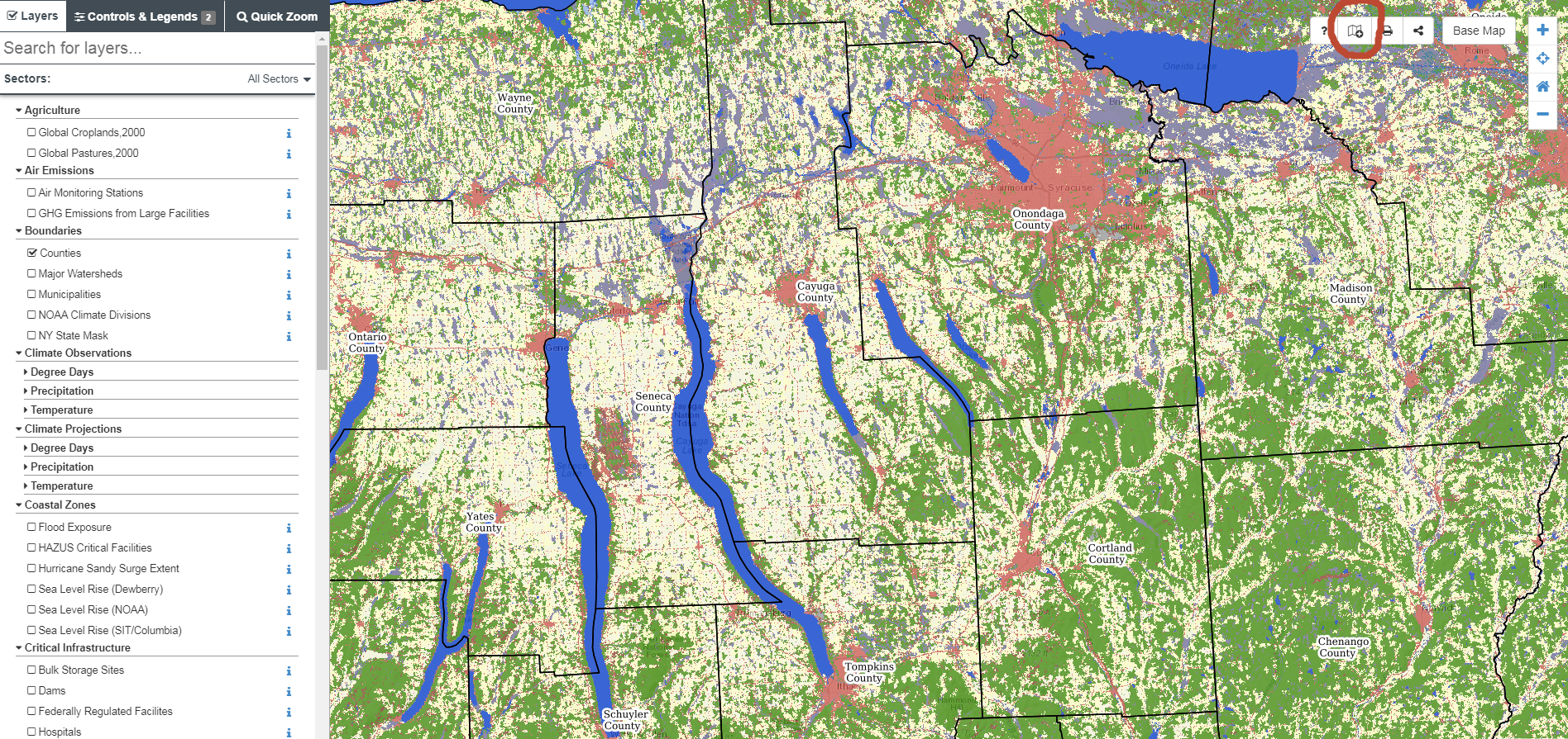 Climate Map Of New York - United States Map